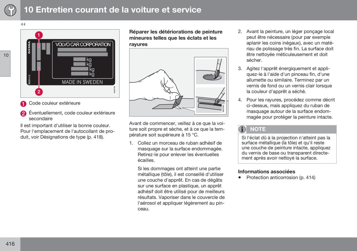 Volvo XC70 Cross Country II 2 manuel du proprietaire / page 418