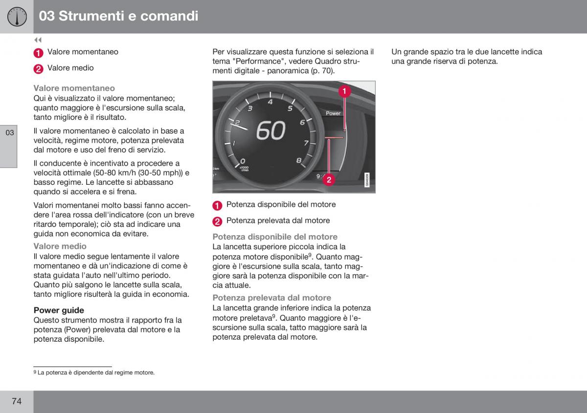 Volvo XC70 Cross Country II 2 manuale del proprietario / page 76