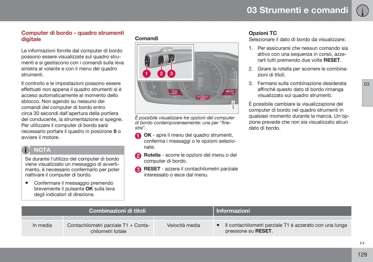 Volvo XC70 Cross Country II 2 manuale del proprietario / page 131