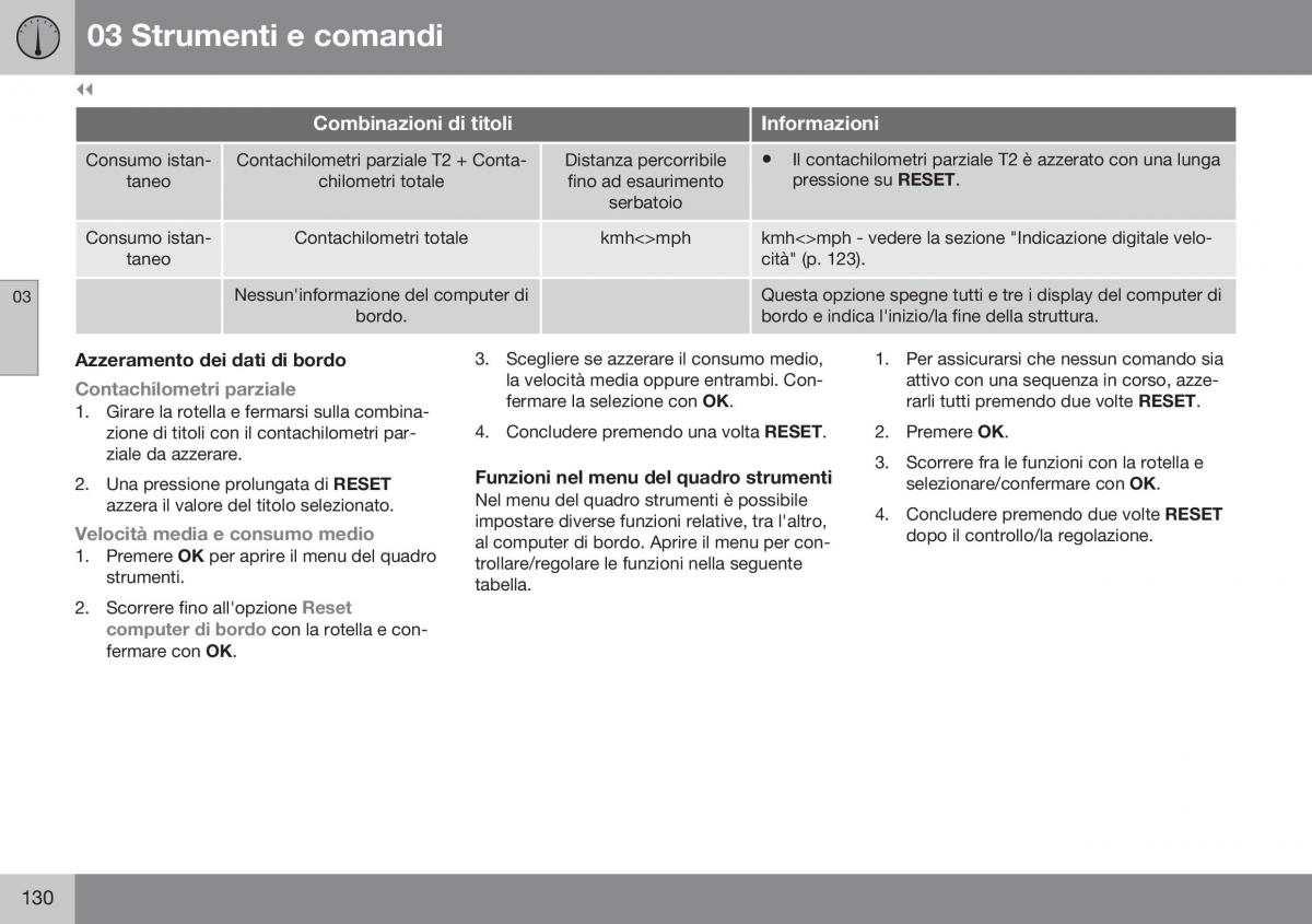 Volvo XC70 Cross Country II 2 manuale del proprietario / page 132