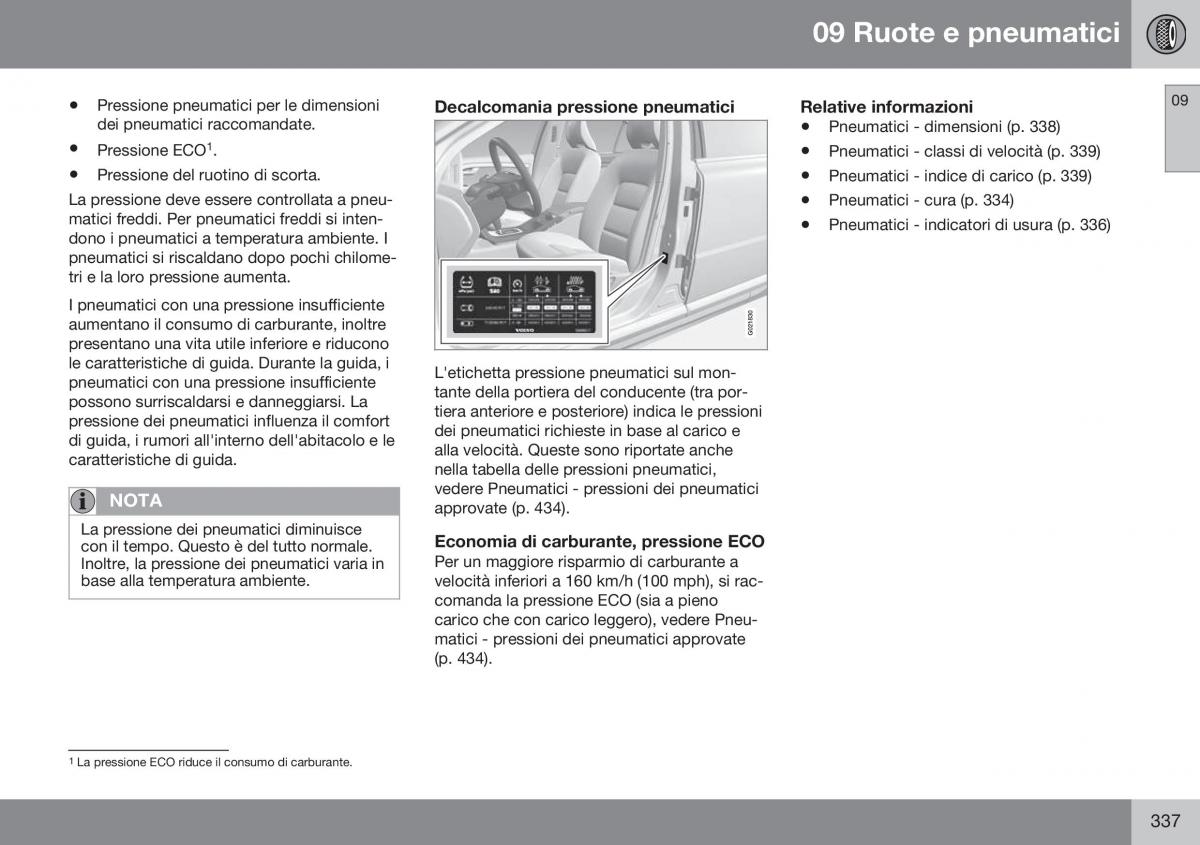 Volvo XC70 Cross Country II 2 manuale del proprietario / page 339