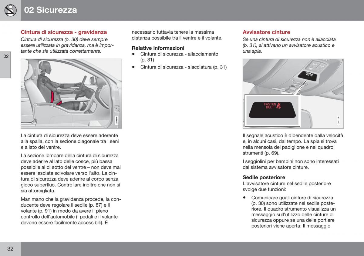 Volvo XC70 Cross Country II 2 manuale del proprietario / page 34