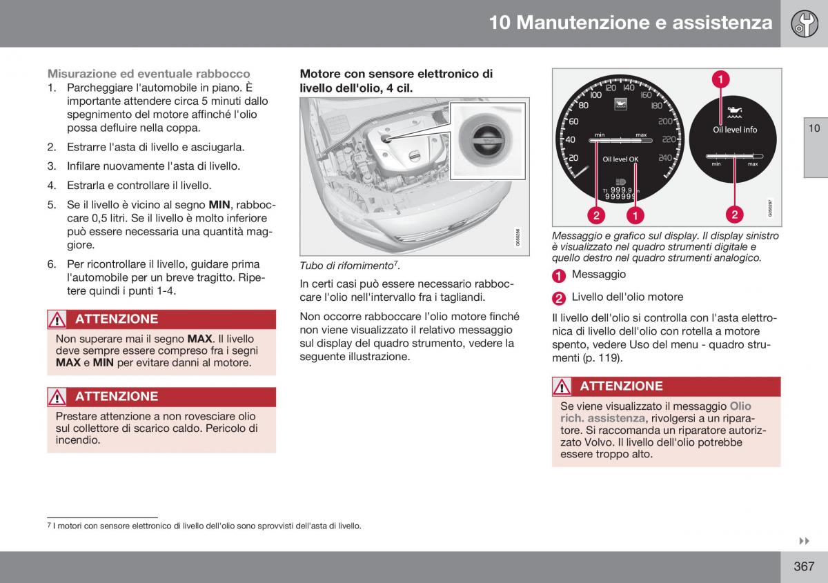 Volvo XC70 Cross Country II 2 manuale del proprietario / page 369