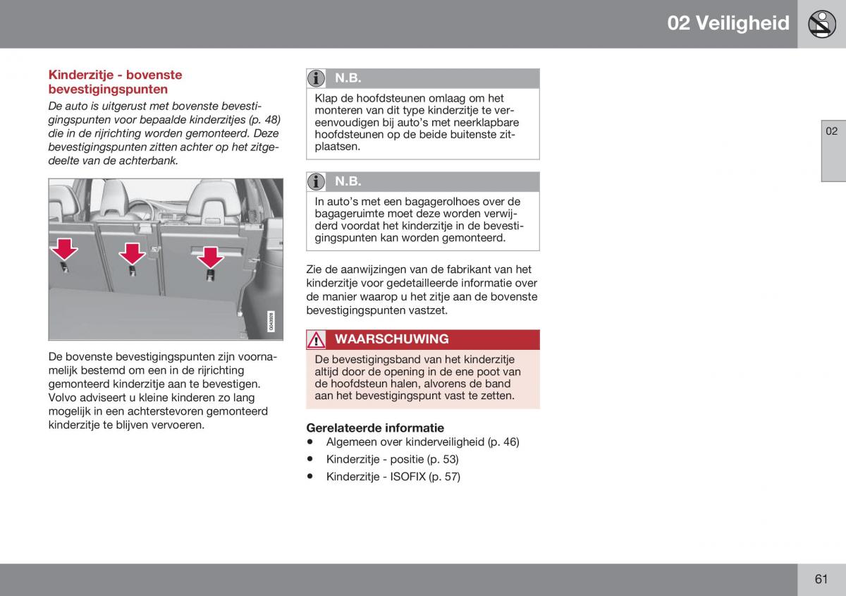 Volvo XC70 Cross Country II 2 handleiding / page 63