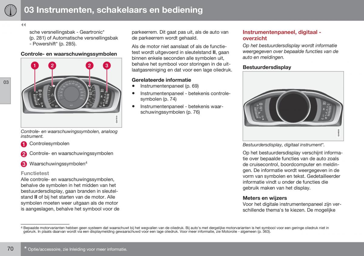 Volvo XC70 Cross Country II 2 handleiding / page 72