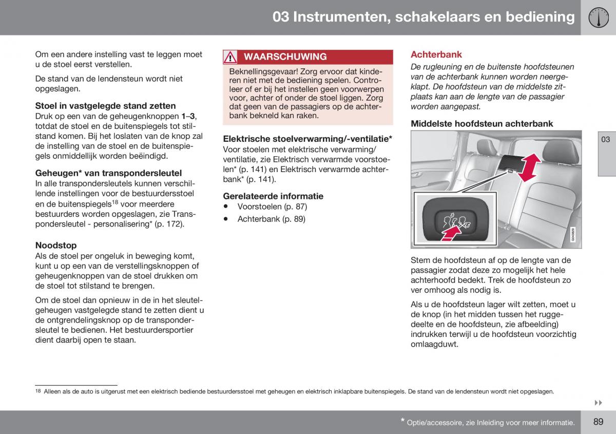 Volvo XC70 Cross Country II 2 handleiding / page 91