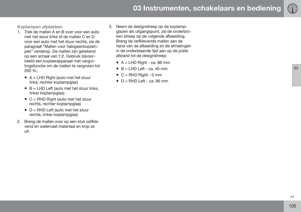 Volvo XC70 Cross Country II 2 handleiding / page 107