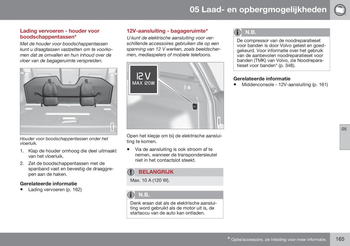 Volvo XC70 Cross Country II 2 handleiding / page 167