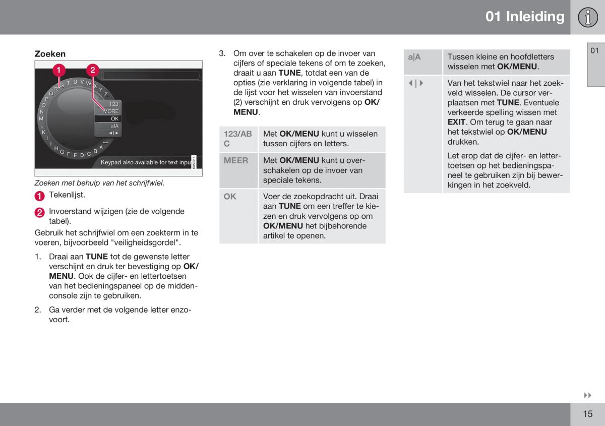 Volvo XC70 Cross Country II 2 handleiding / page 17