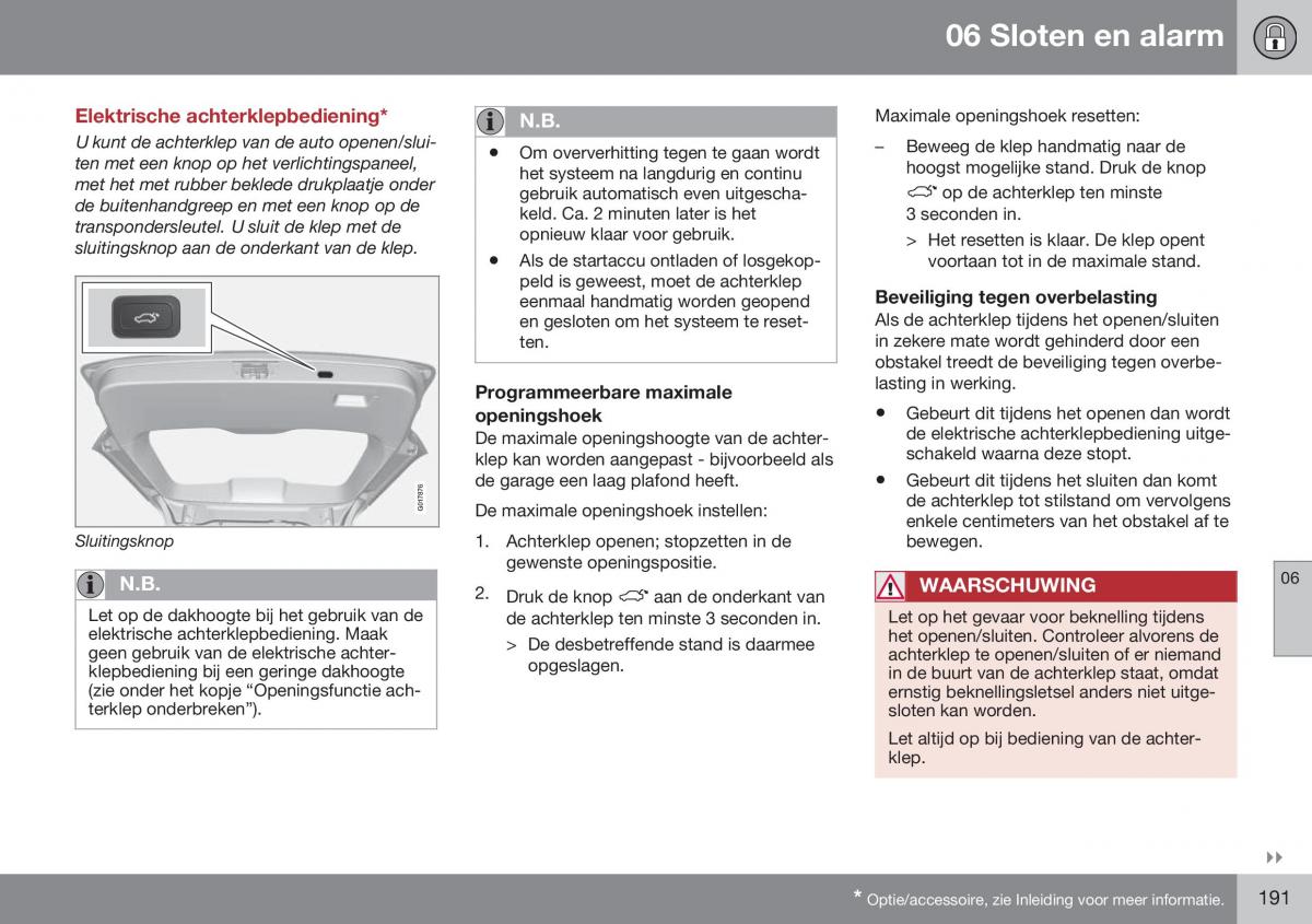 Volvo XC70 Cross Country II 2 handleiding / page 193