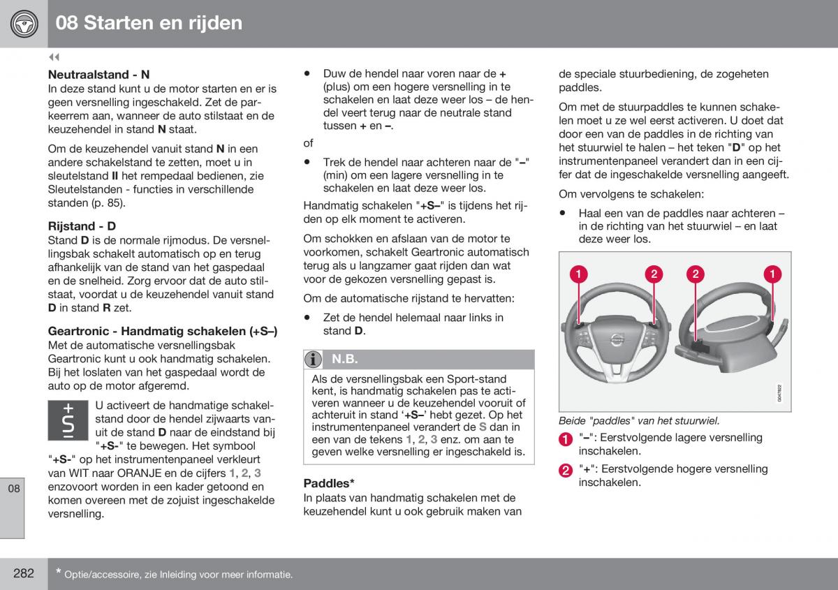 Volvo XC70 Cross Country II 2 handleiding / page 284