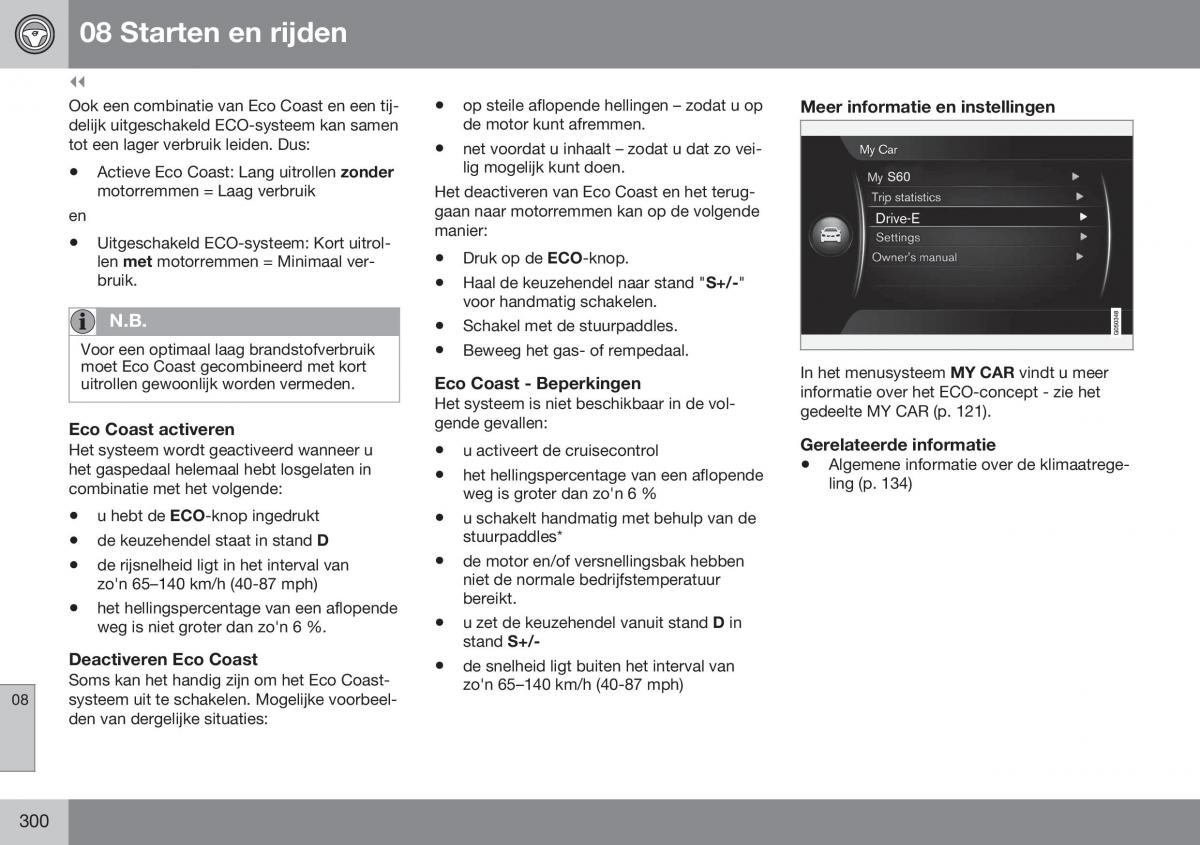 Volvo XC70 Cross Country II 2 handleiding / page 302