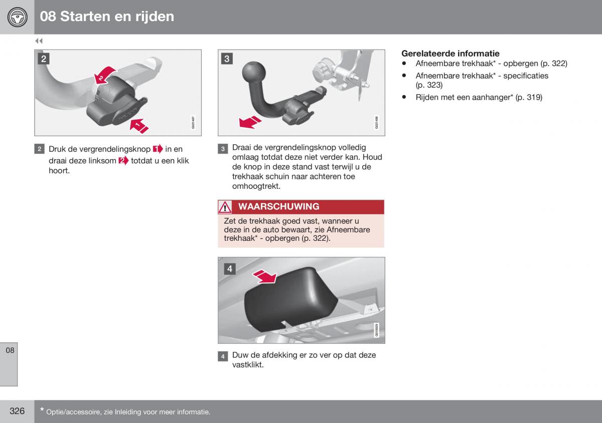 Volvo XC70 Cross Country II 2 handleiding / page 328