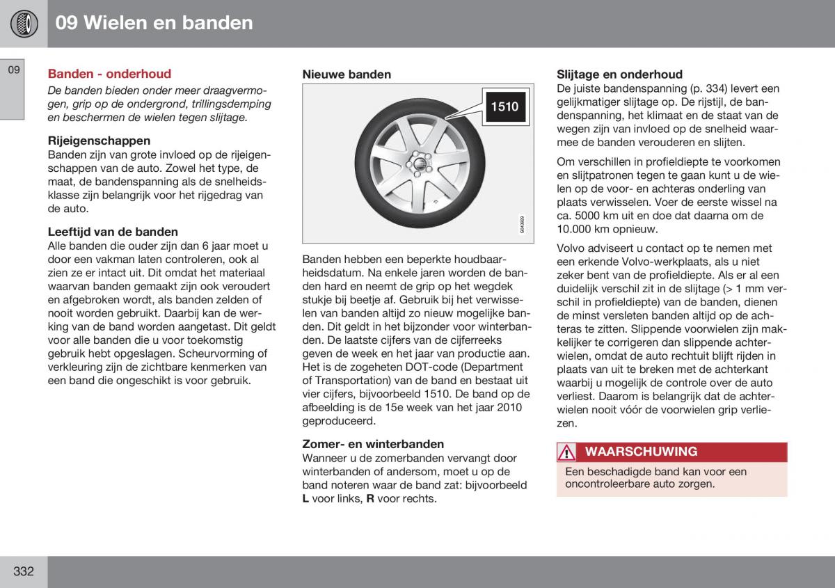 Volvo XC70 Cross Country II 2 handleiding / page 334