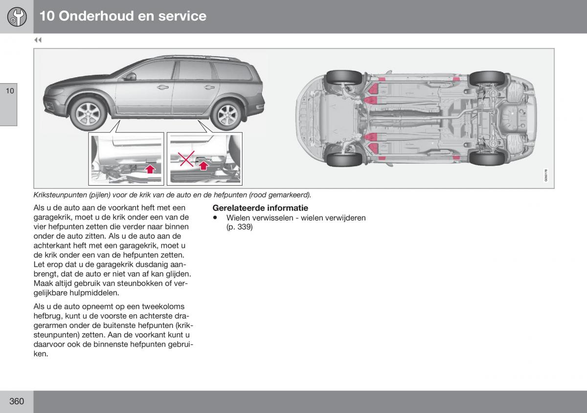 Volvo XC70 Cross Country II 2 handleiding / page 362