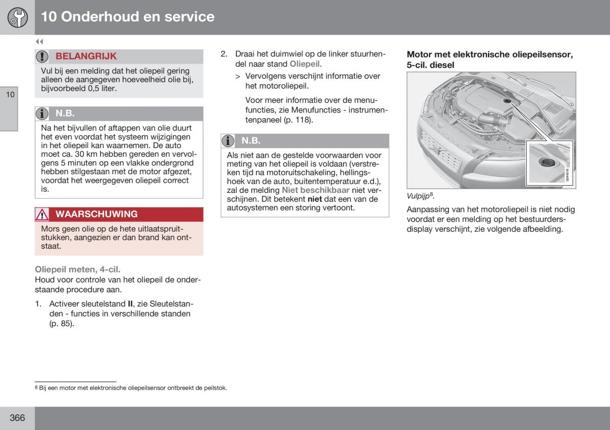 Volvo XC70 Cross Country II 2 handleiding / page 368