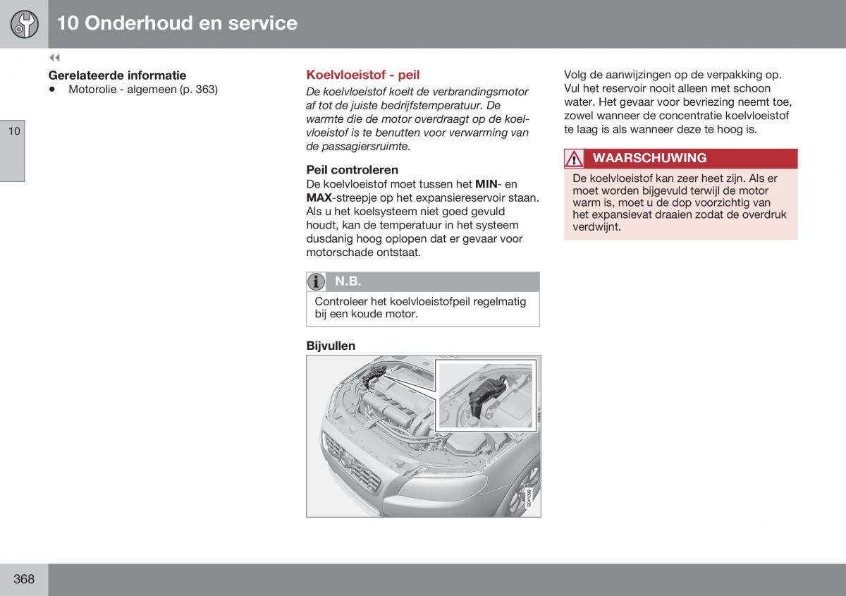 Volvo XC70 Cross Country II 2 handleiding / page 370