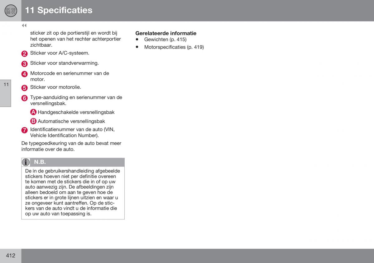 Volvo XC70 Cross Country II 2 handleiding / page 414