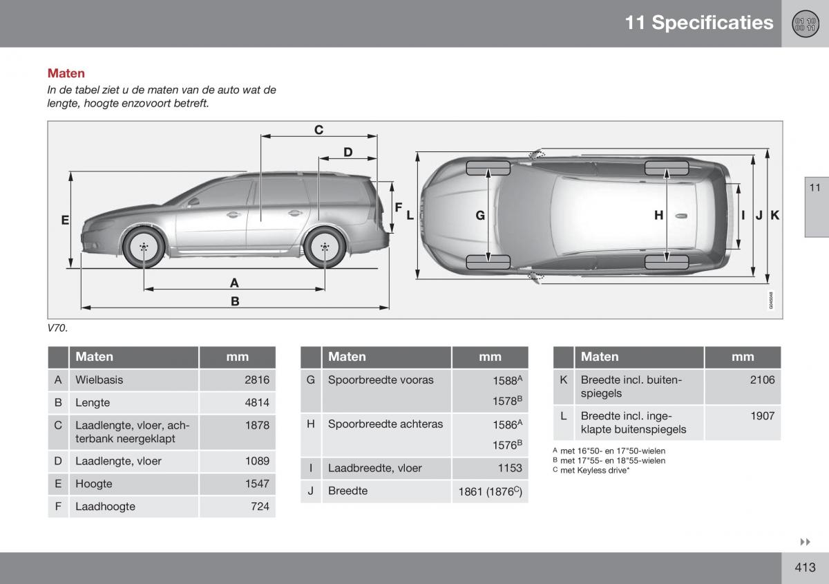 Volvo XC70 Cross Country II 2 handleiding / page 415