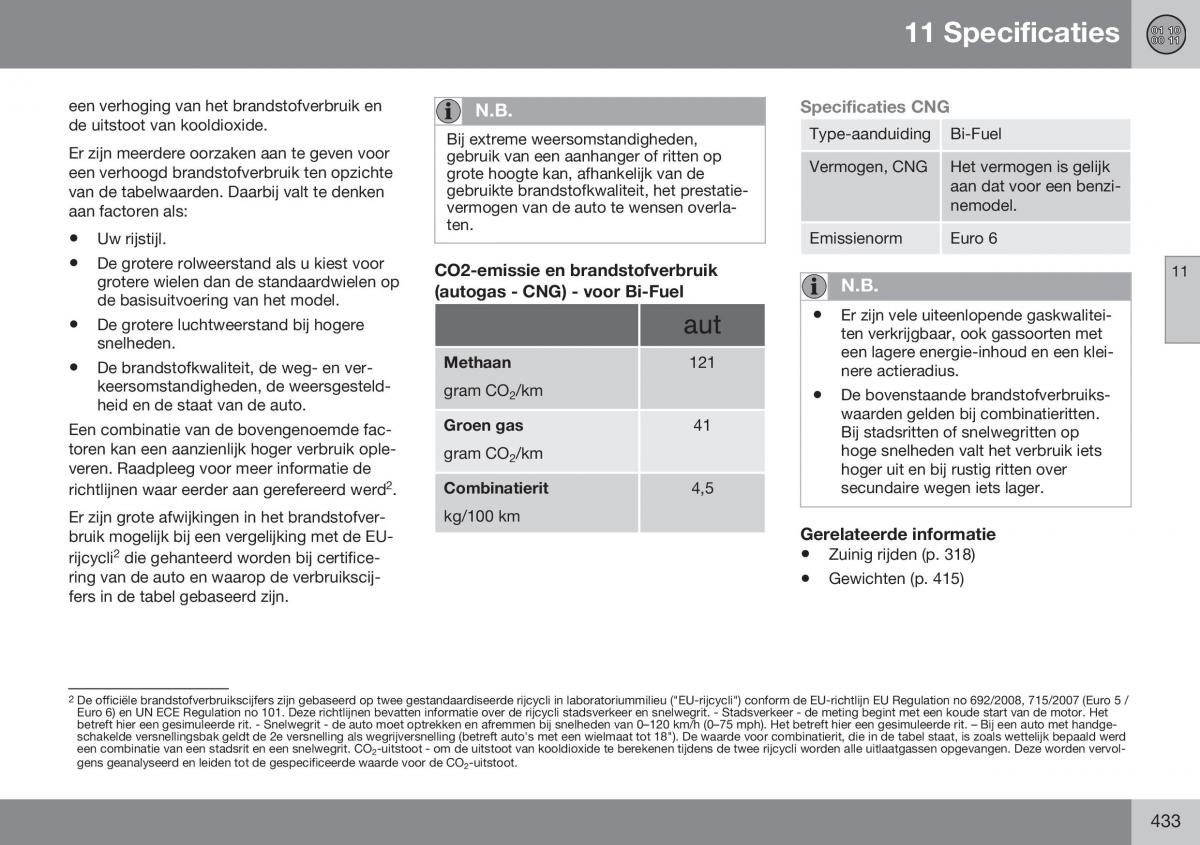 Volvo XC70 Cross Country II 2 handleiding / page 435