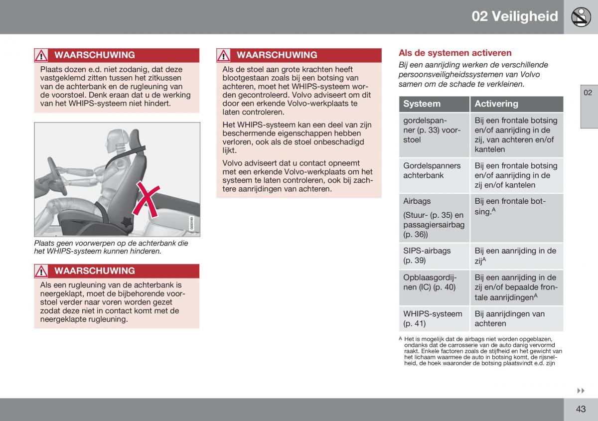 Volvo XC70 Cross Country II 2 handleiding / page 45