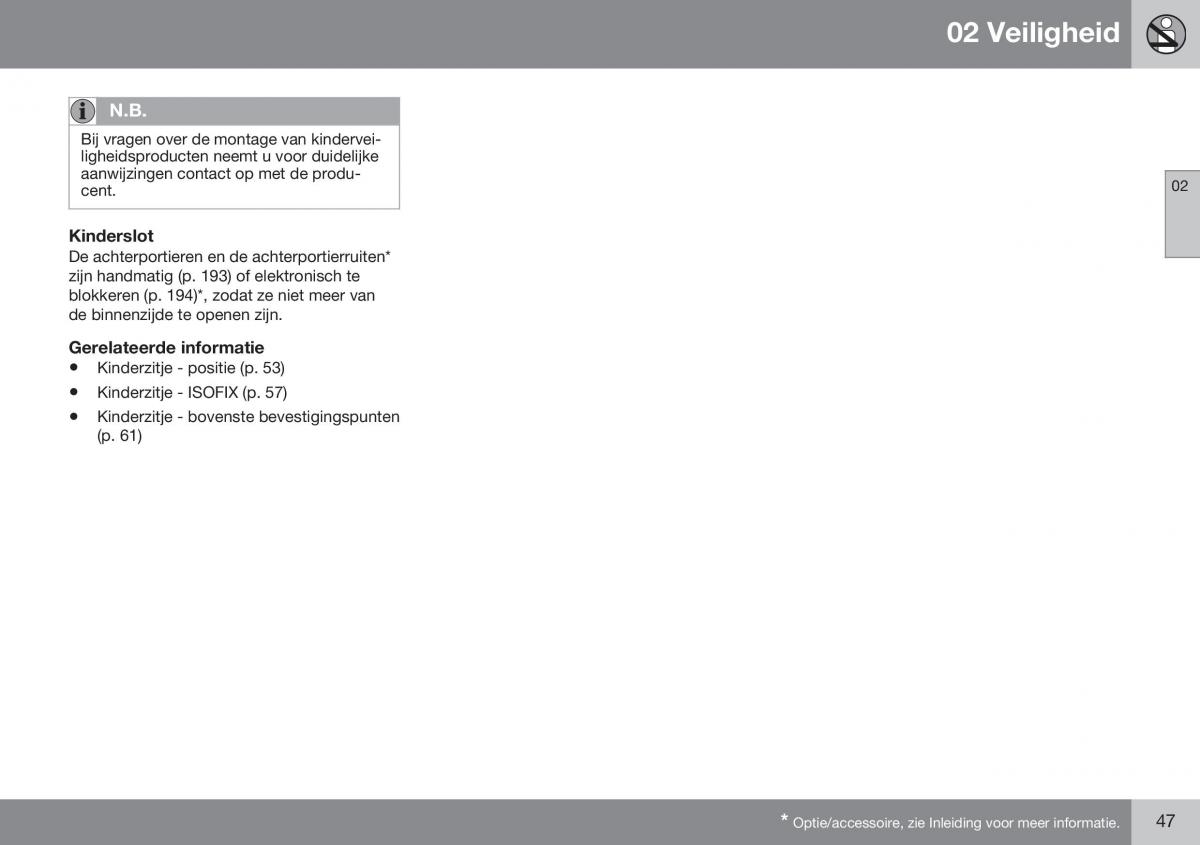 Volvo XC70 Cross Country II 2 handleiding / page 49