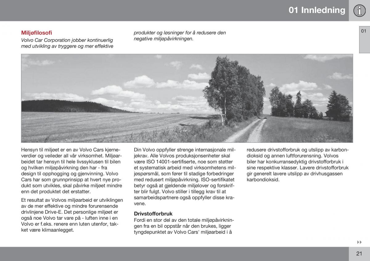 Volvo XC70 Cross Country II 2 bruksanvisningen / page 23