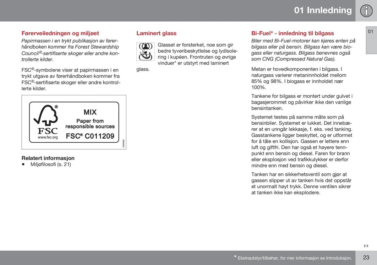 Volvo XC70 Cross Country II 2 bruksanvisningen / page 25