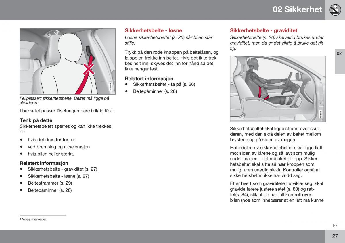 Volvo XC70 Cross Country II 2 bruksanvisningen / page 29