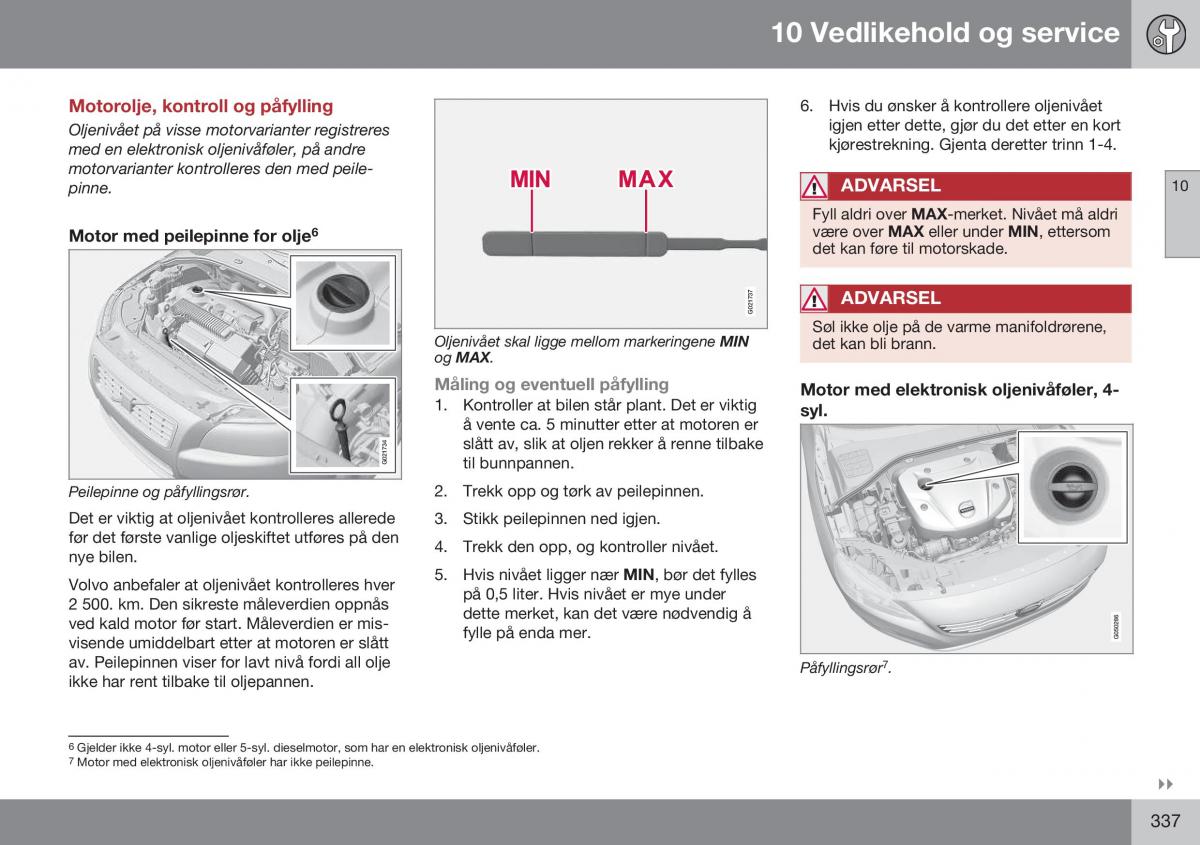 Volvo XC70 Cross Country II 2 bruksanvisningen / page 339