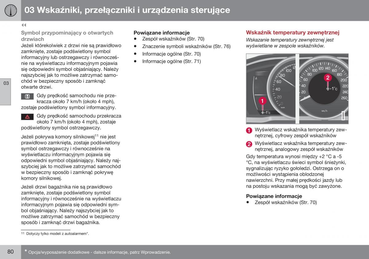 Volvo XC70 Cross Country II 2 instrukcja obslugi / page 82