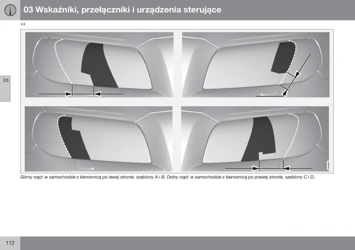 Volvo XC70 Cross Country II 2 instrukcja obslugi / page 114