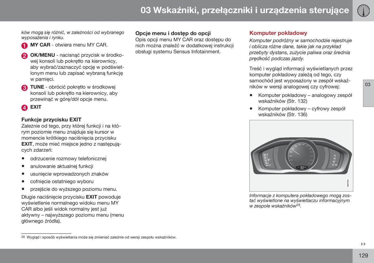 Volvo XC70 Cross Country II 2 instrukcja obslugi / page 131