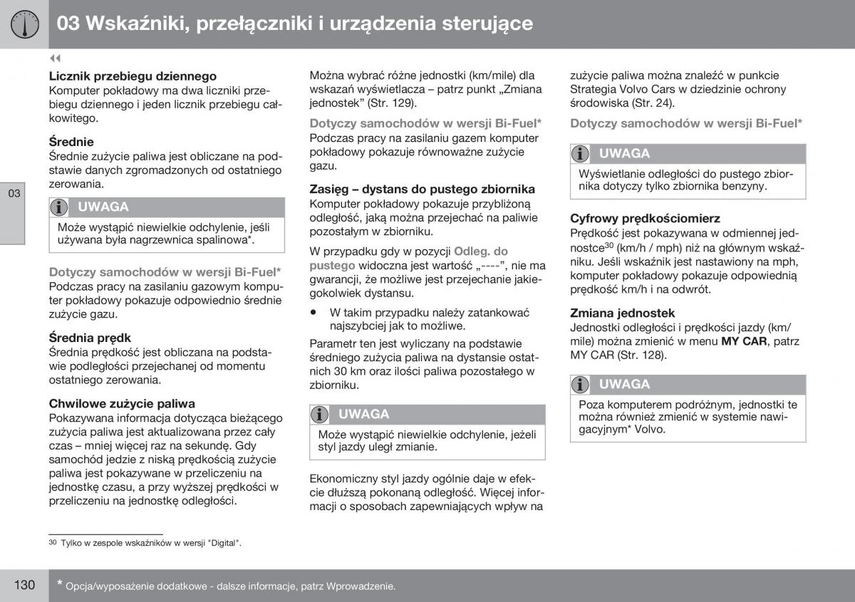 Volvo XC70 Cross Country II 2 instrukcja obslugi / page 132