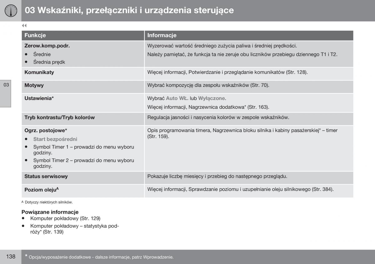 Volvo XC70 Cross Country II 2 instrukcja obslugi / page 140