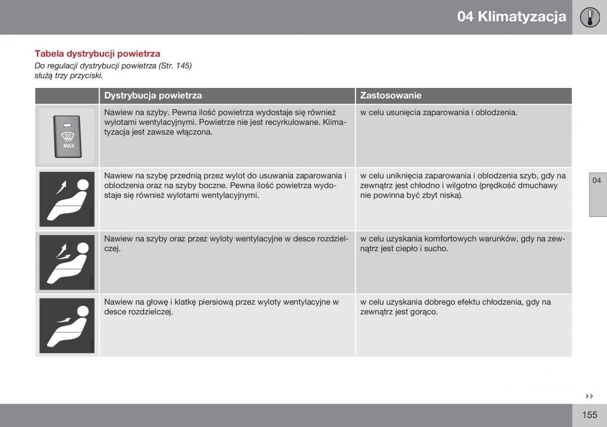 Volvo XC70 Cross Country II 2 instrukcja obslugi / page 157