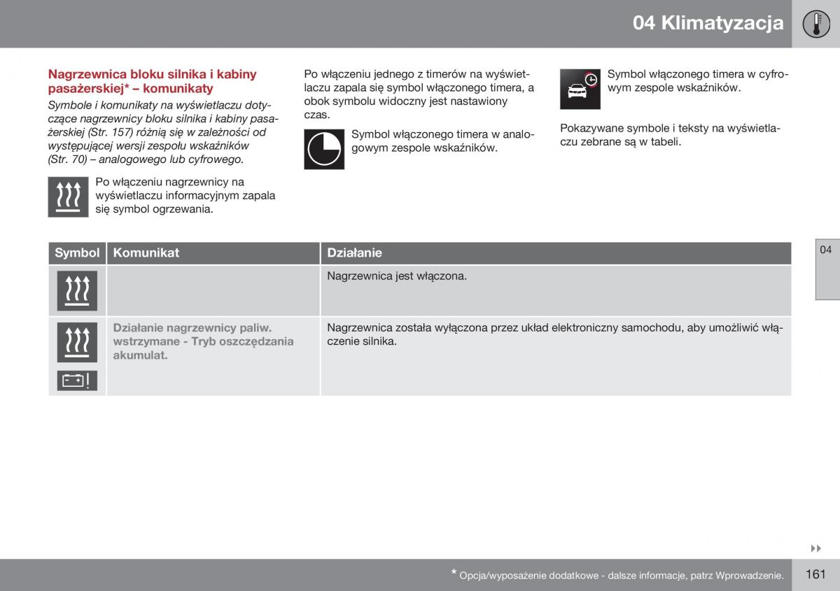 Volvo XC70 Cross Country II 2 instrukcja obslugi / page 163