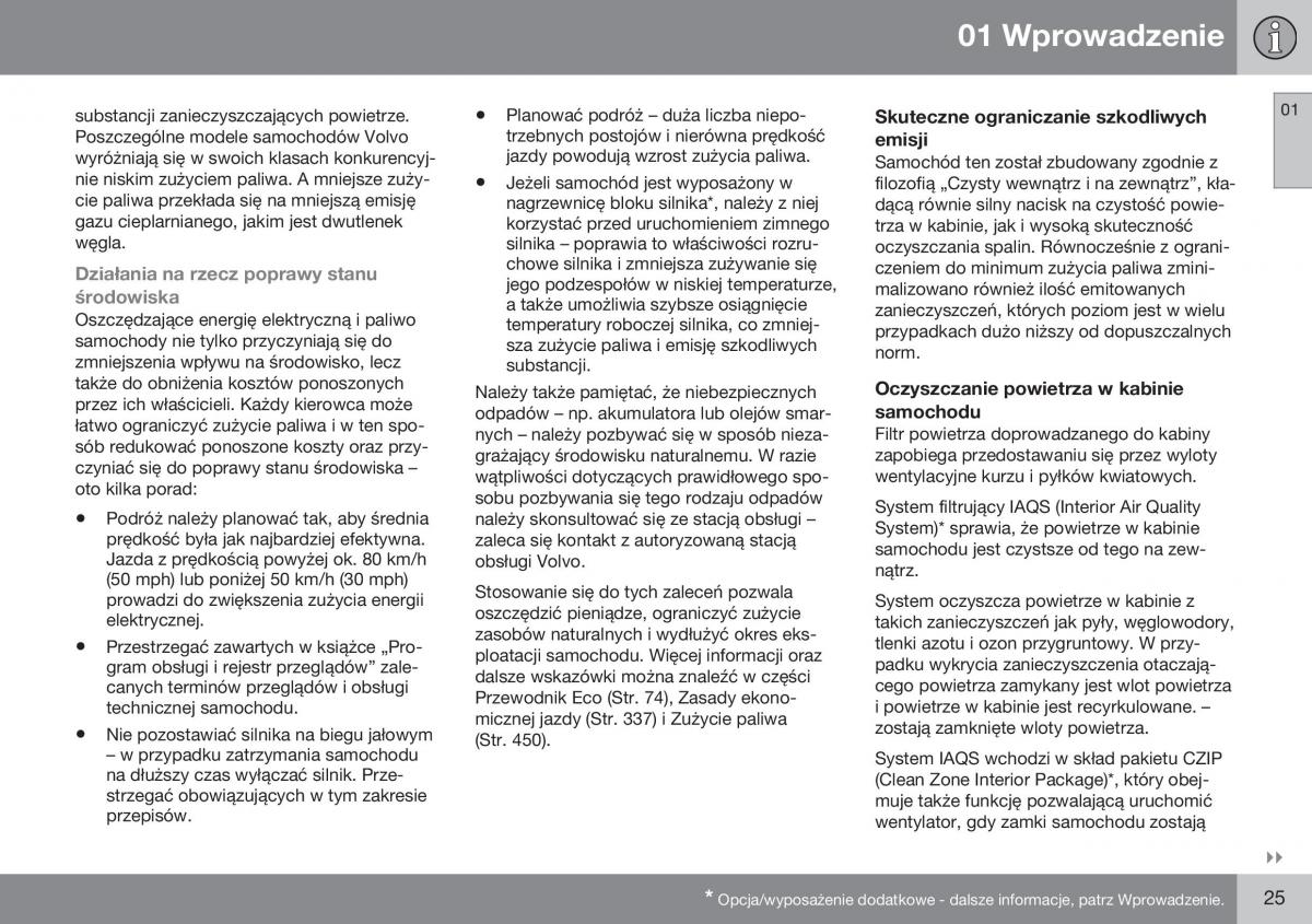 Volvo XC70 Cross Country II 2 instrukcja obslugi / page 27