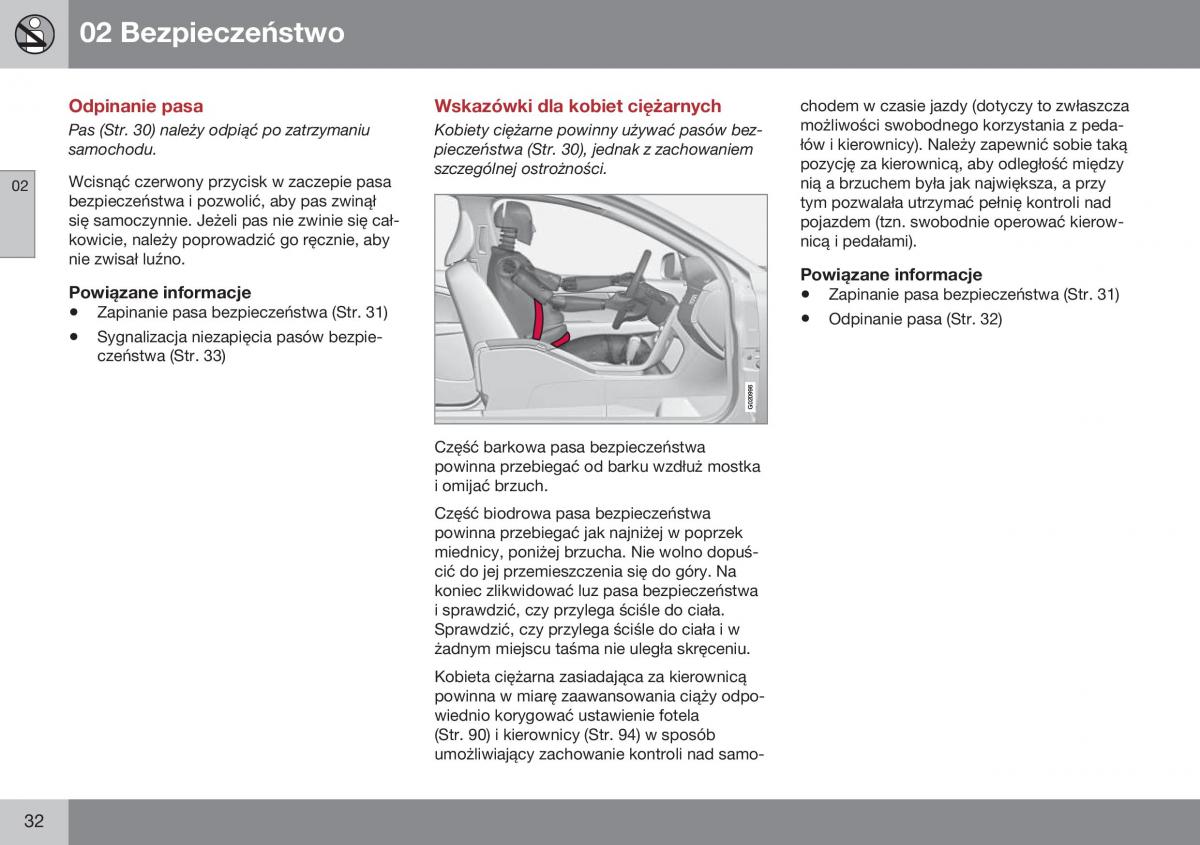 Volvo XC70 Cross Country II 2 instrukcja obslugi / page 34