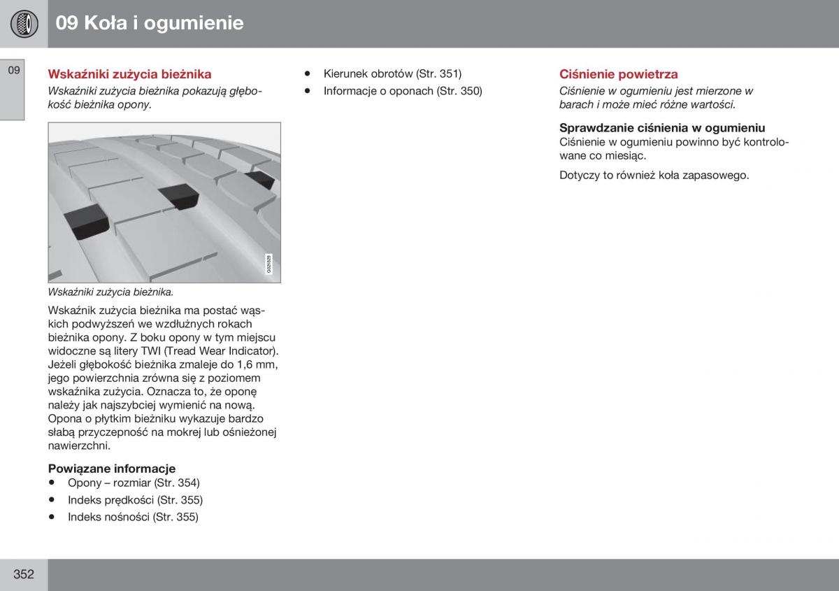 Volvo XC70 Cross Country II 2 instrukcja obslugi / page 354