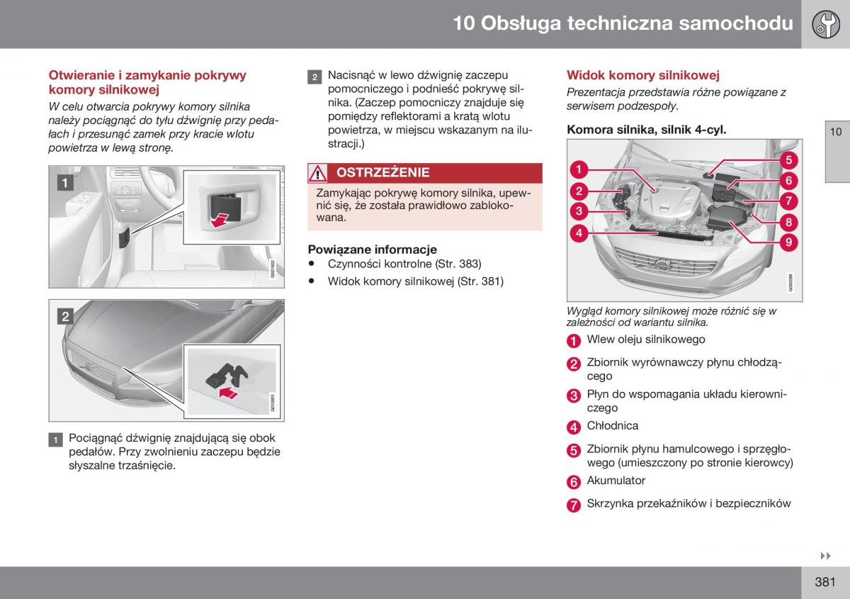 Volvo XC70 Cross Country II 2 instrukcja obslugi / page 383