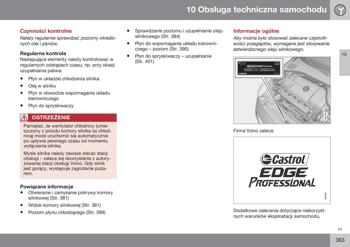 Volvo XC70 Cross Country II 2 instrukcja obslugi / page 385