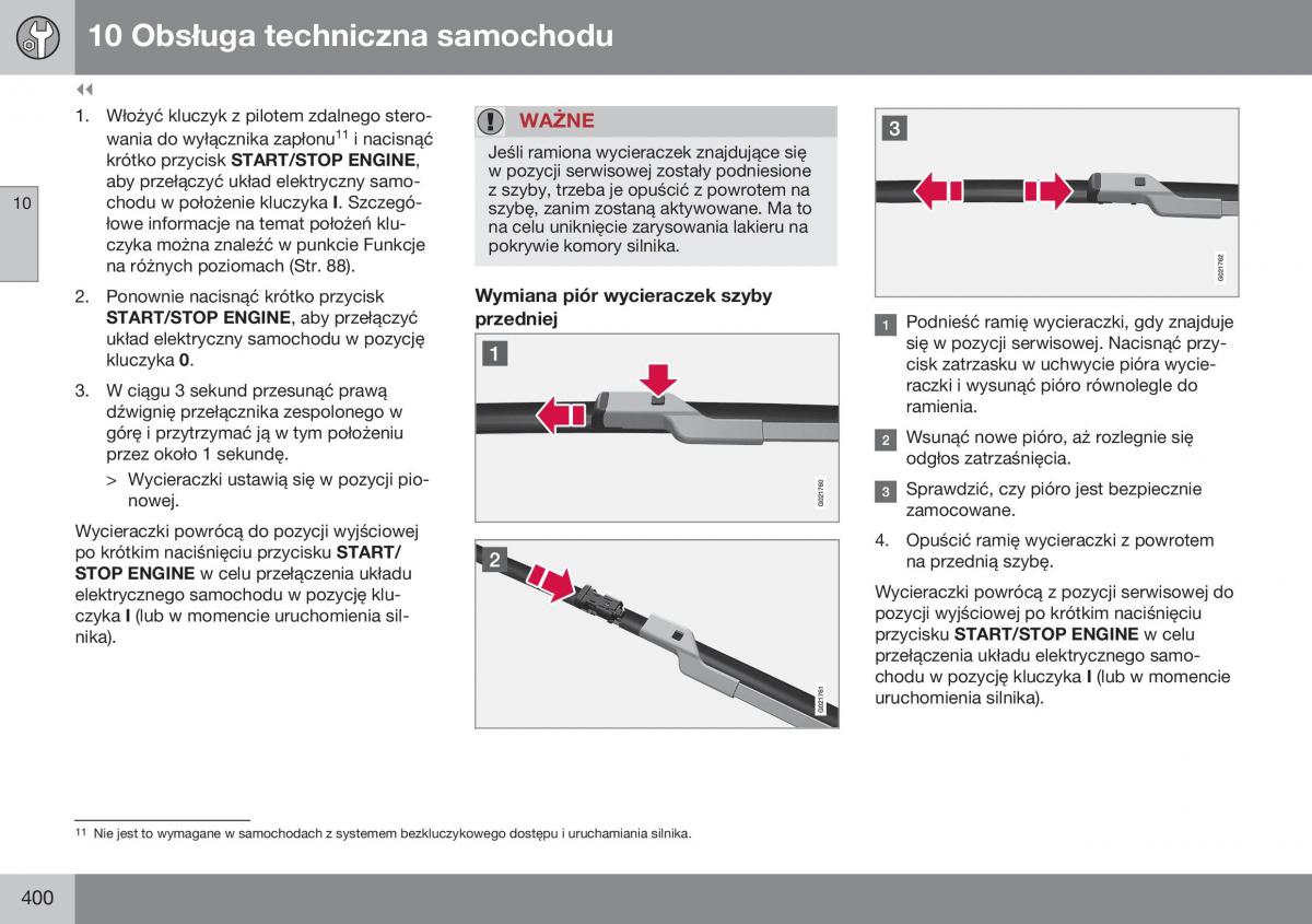 Volvo XC70 Cross Country II 2 instrukcja obslugi / page 402