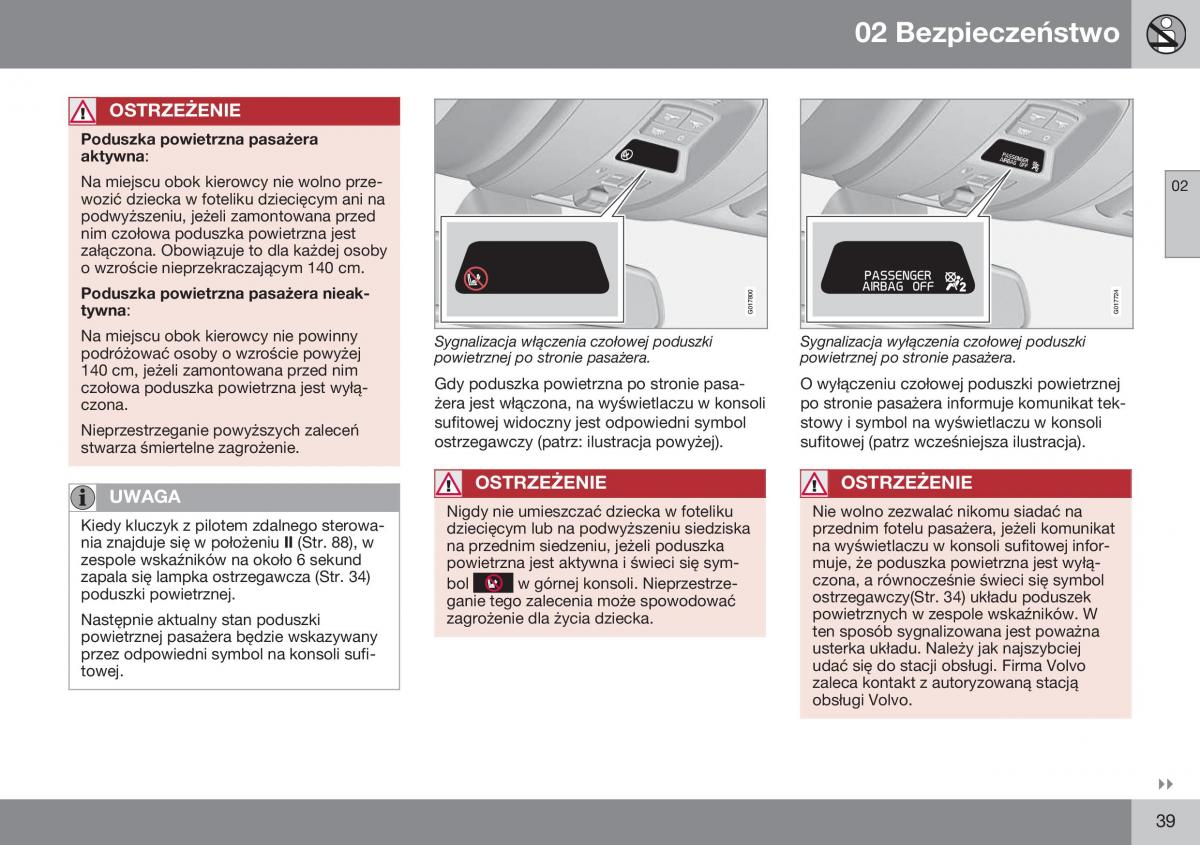 Volvo XC70 Cross Country II 2 instrukcja obslugi / page 41