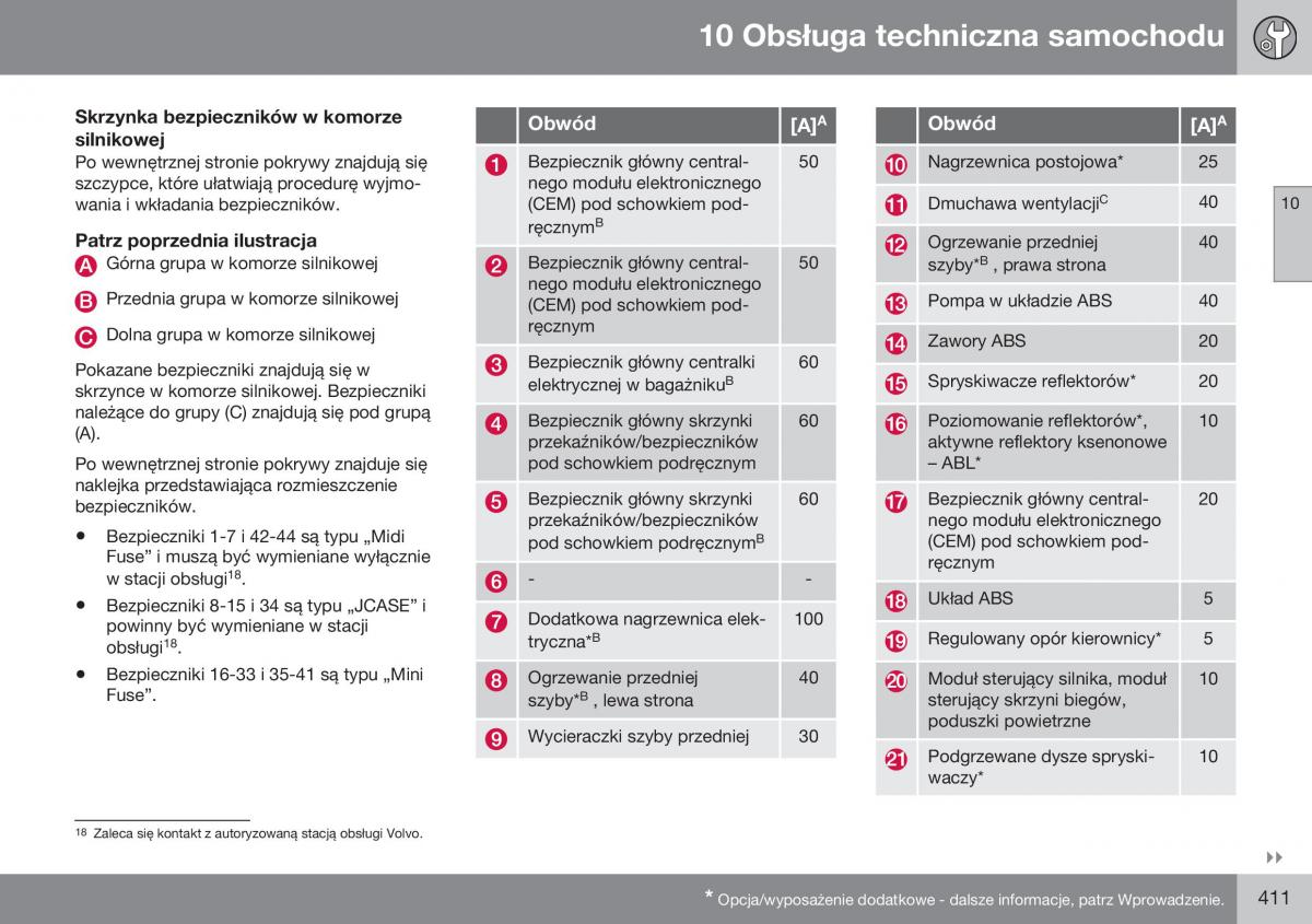 Volvo XC70 Cross Country II 2 instrukcja obslugi / page 413