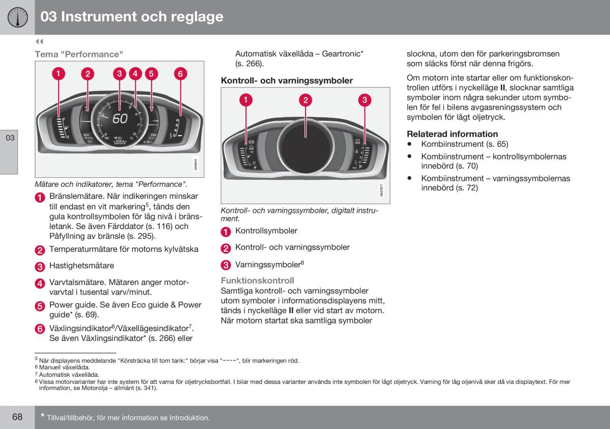 Volvo XC70 Cross Country II 2 instruktionsbok / page 70