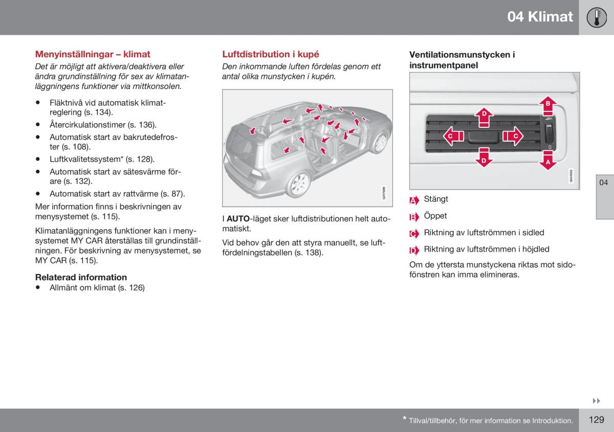 Volvo XC70 Cross Country II 2 instruktionsbok / page 131