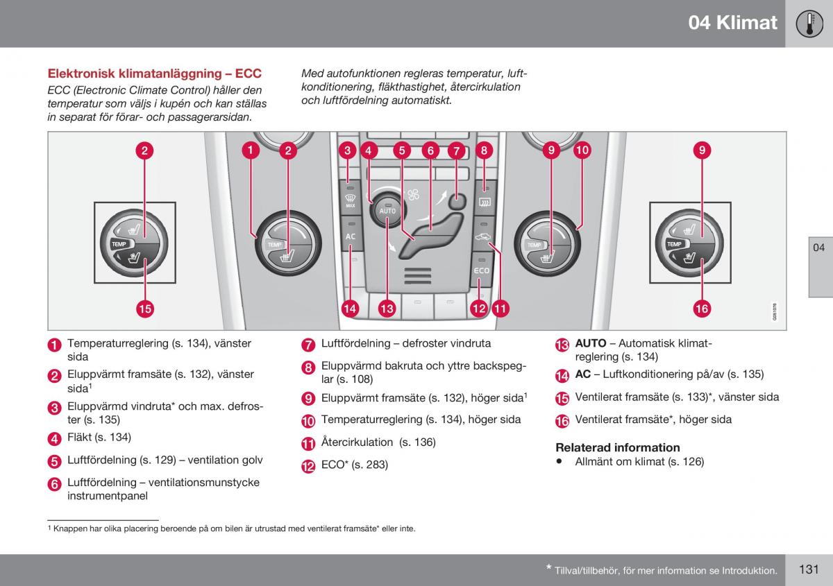 Volvo XC70 Cross Country II 2 instruktionsbok / page 133