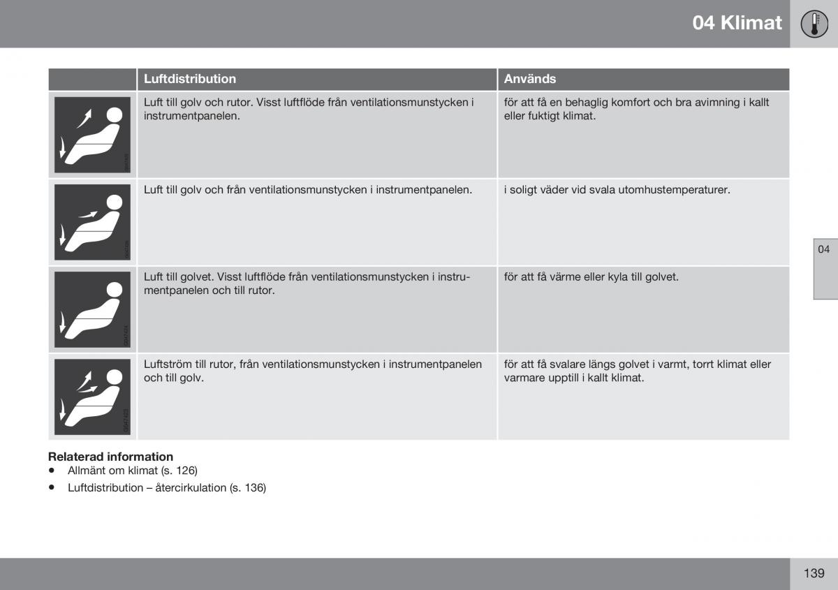 Volvo XC70 Cross Country II 2 instruktionsbok / page 141