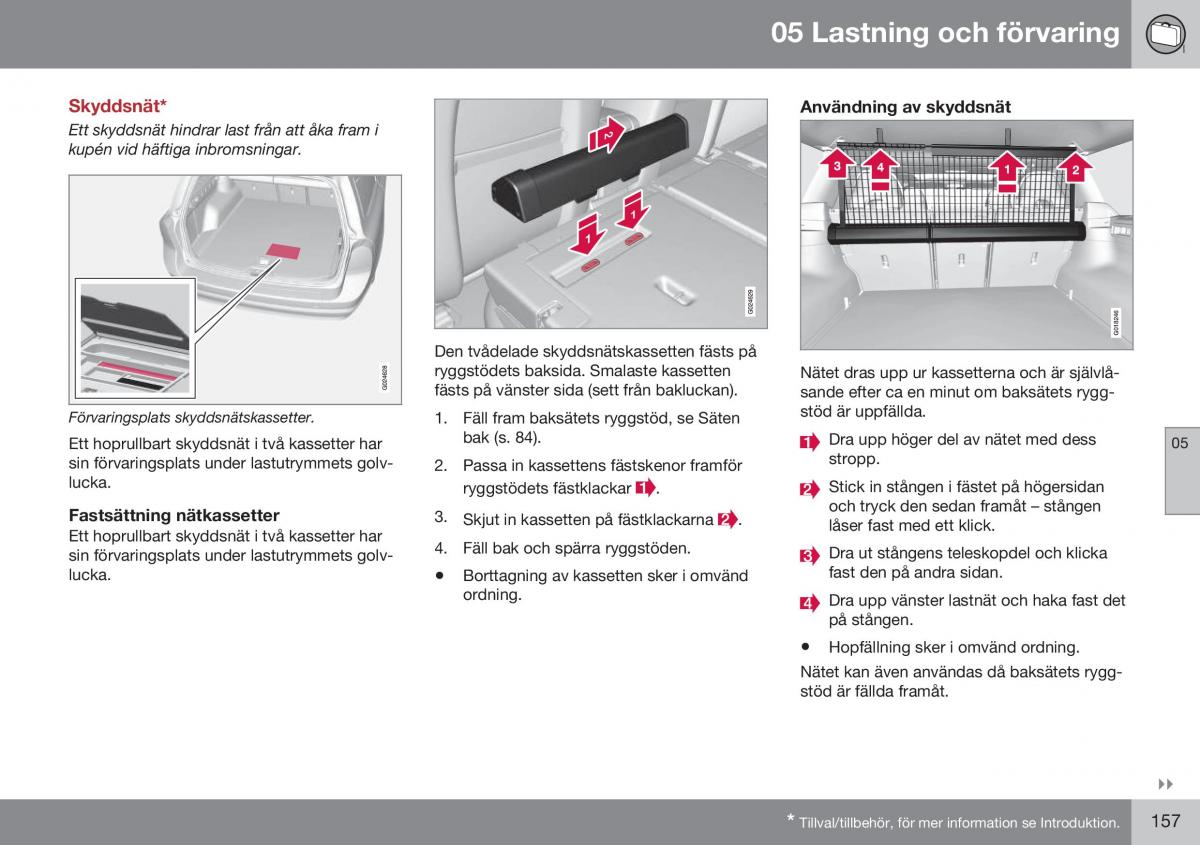 Volvo XC70 Cross Country II 2 instruktionsbok / page 159